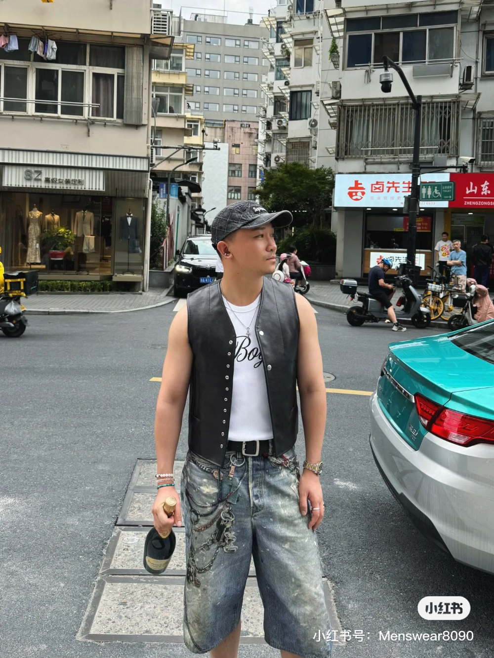 반바지 모델 착용 이미지-S610L9