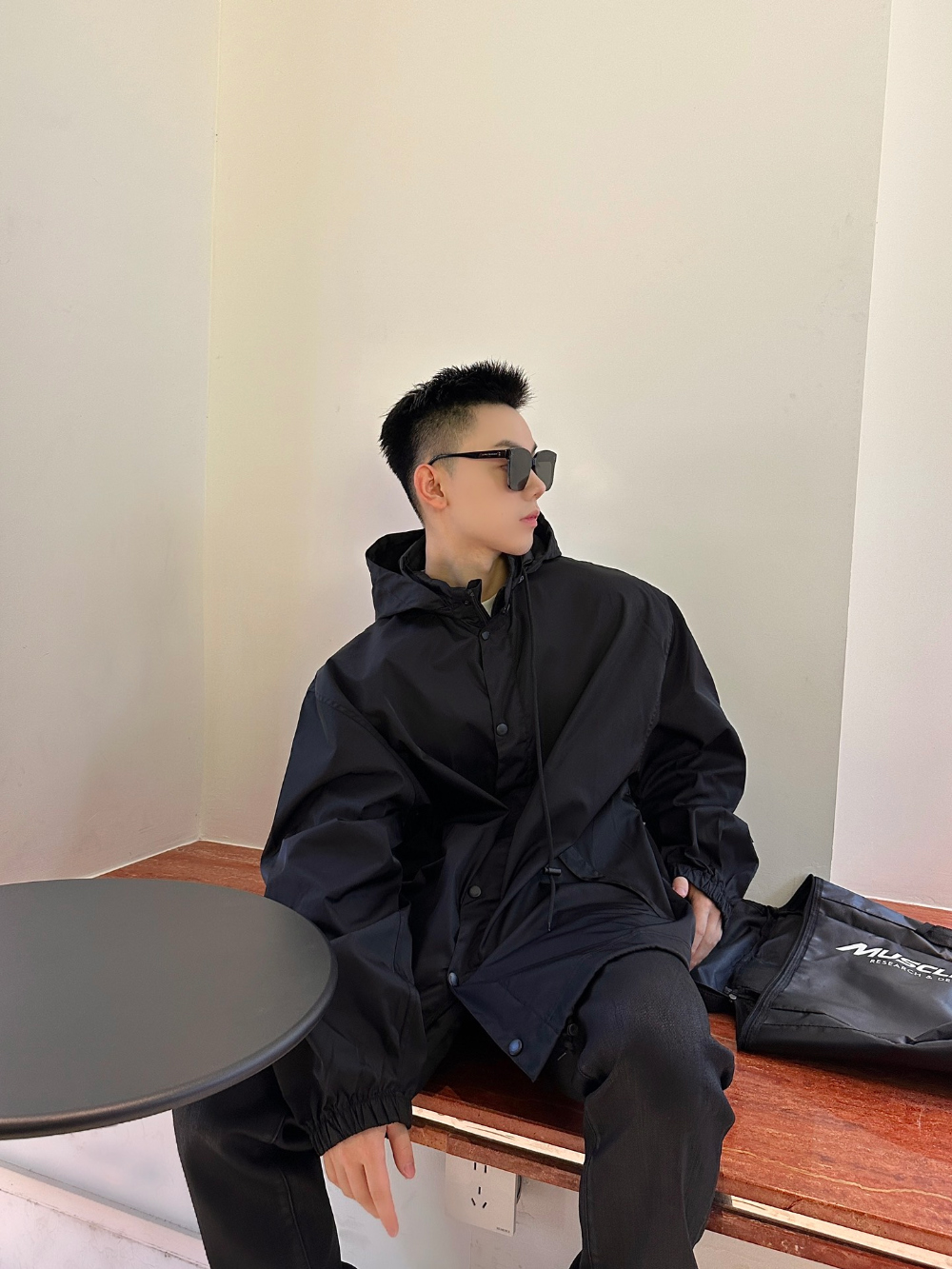재킷 모델 착용 이미지-S454L9