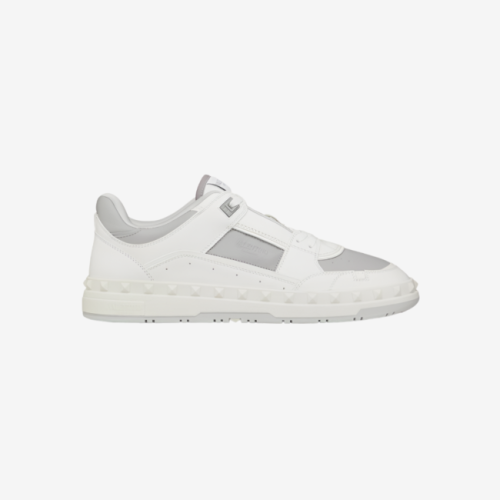 발렌티노 가라바니 프리도츠 로우탑 가죽 스니커즈 그레이 [매장-110만원대]
