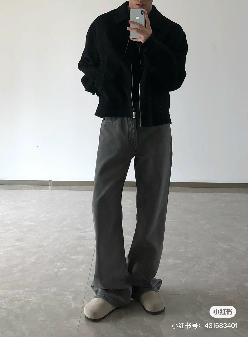 바지 모델 착용 이미지-S1L11