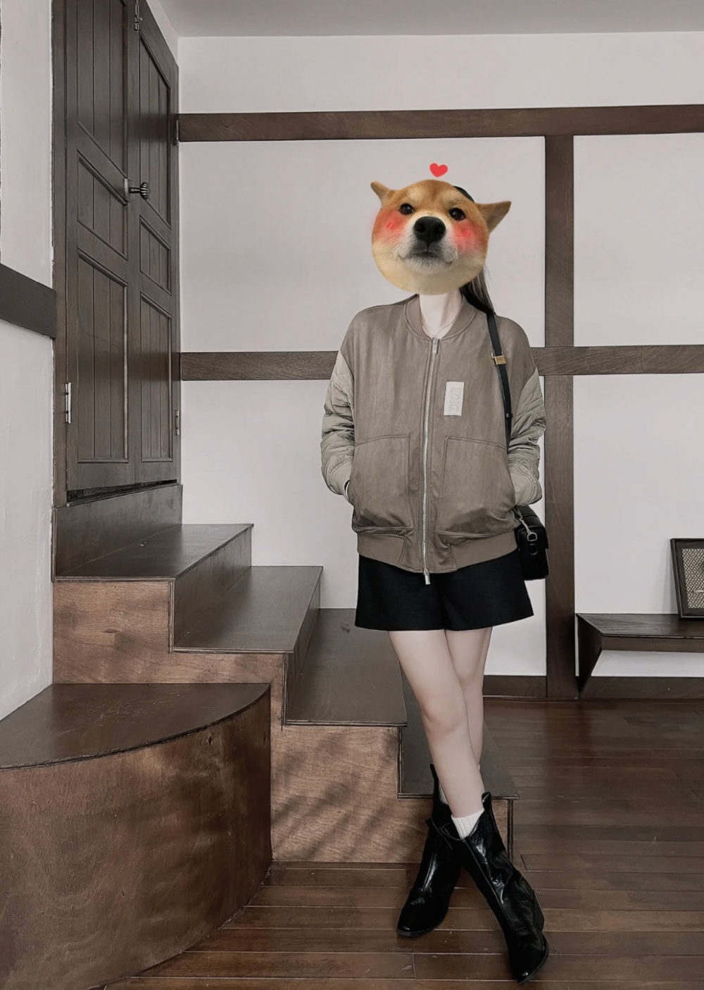 재킷 모델 착용 이미지-S391L5