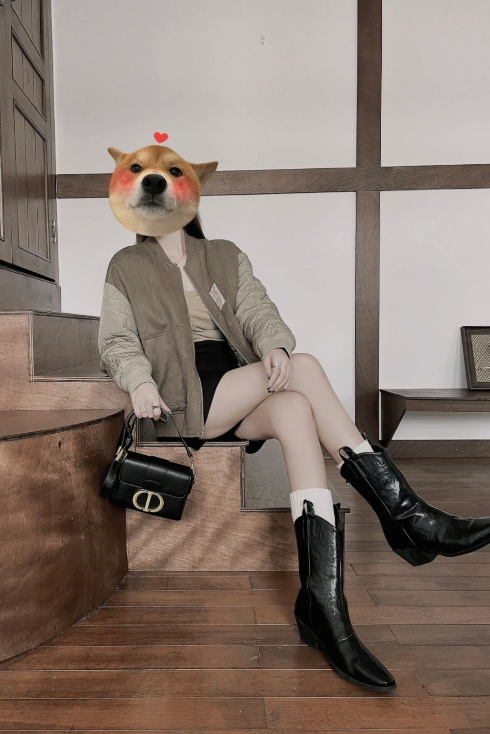 재킷 모델 착용 이미지-S391L6