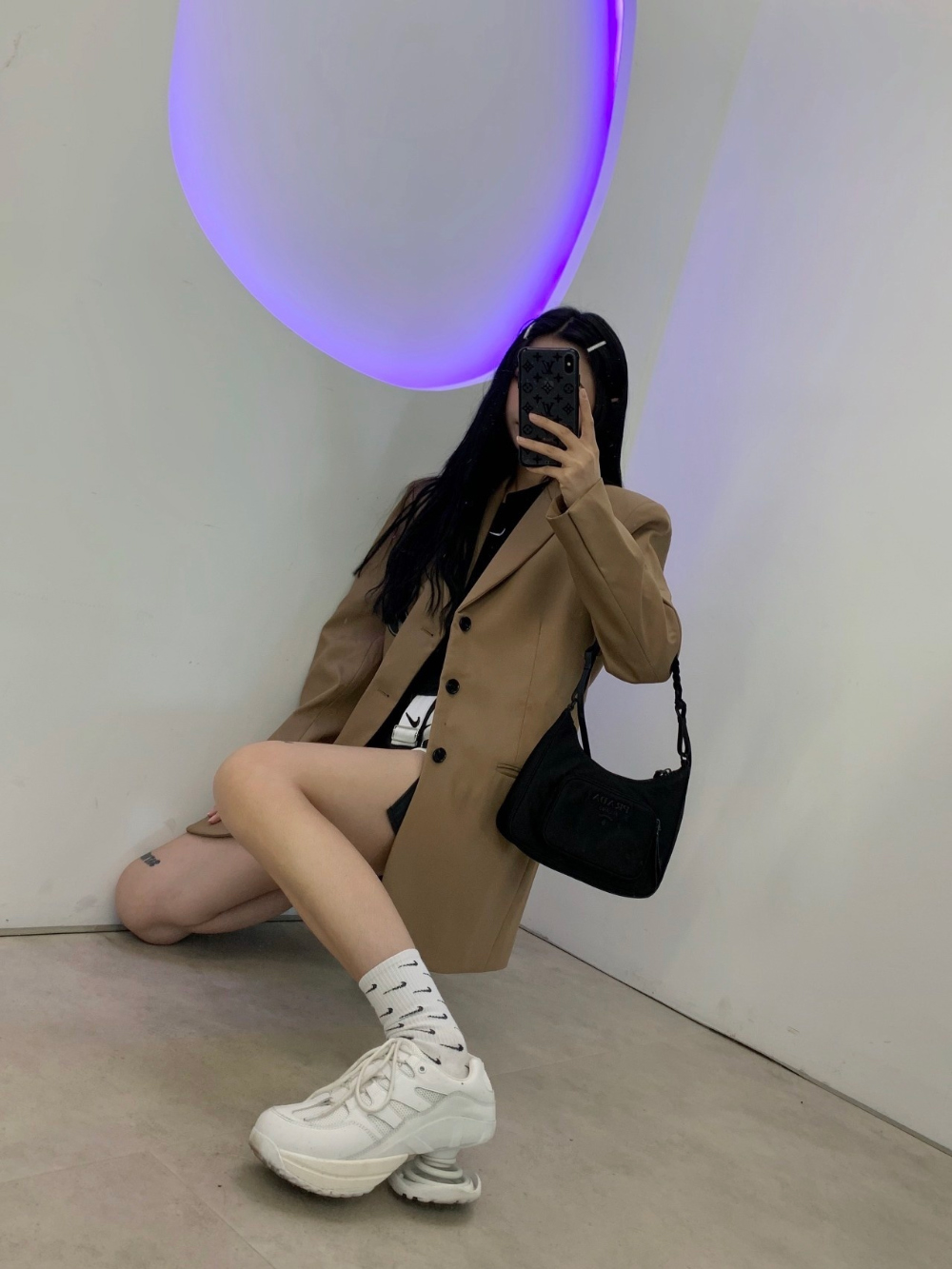가방 모델 착용 이미지-S106L12